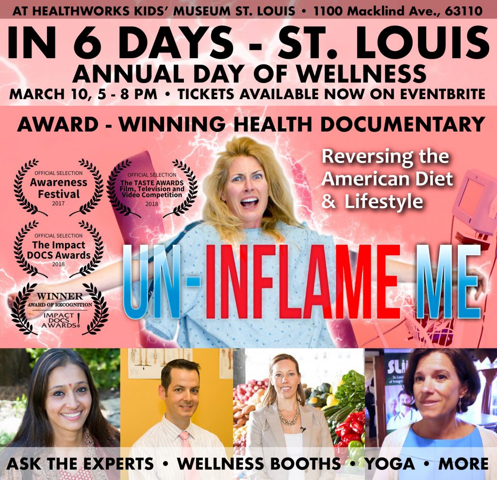 St. Louis “Un-Inflame Me” Premiere in 6 DAYS!