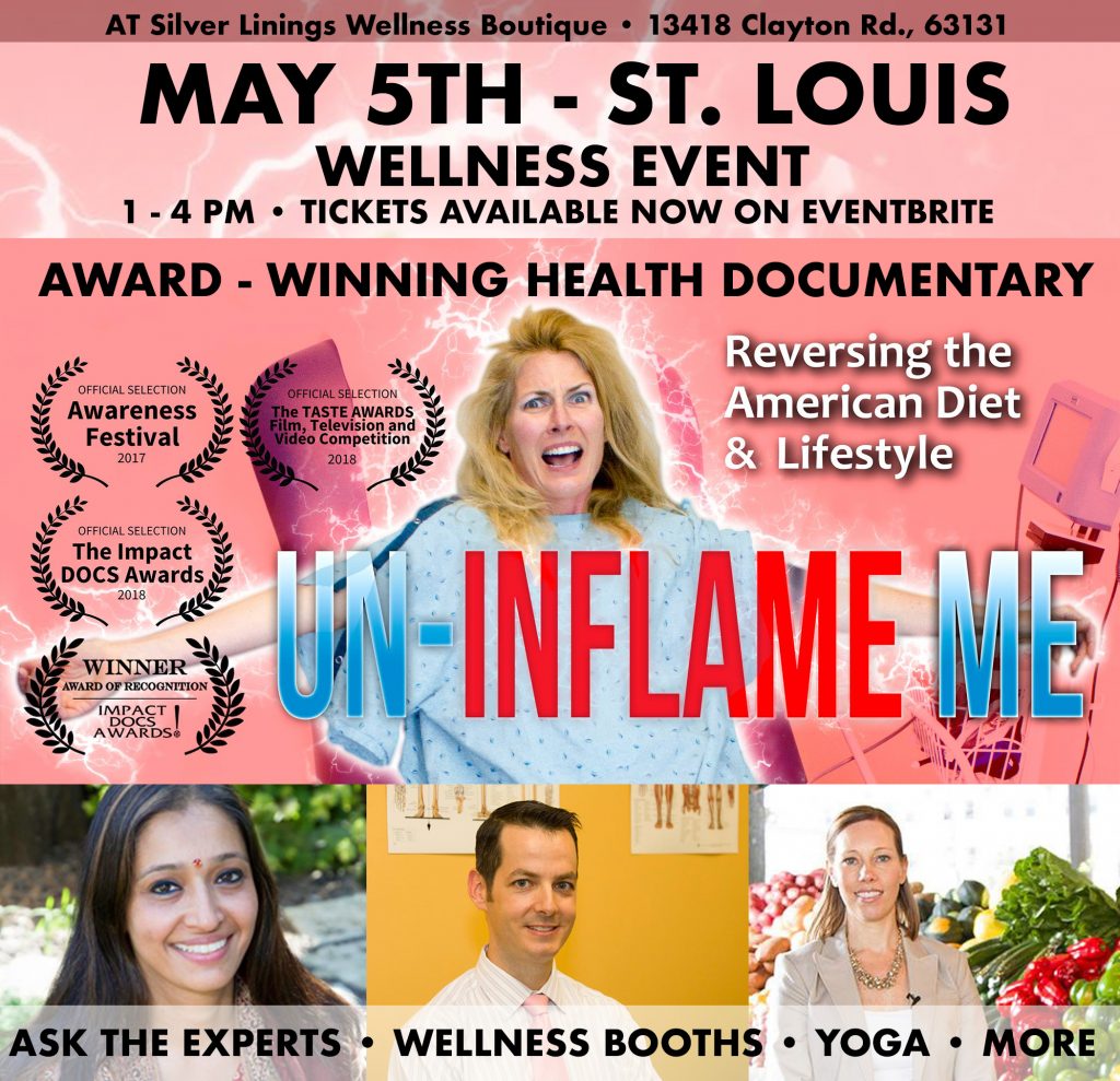 May 5th “Un-Inflame Me Wellness Event @ Silver Linings!
