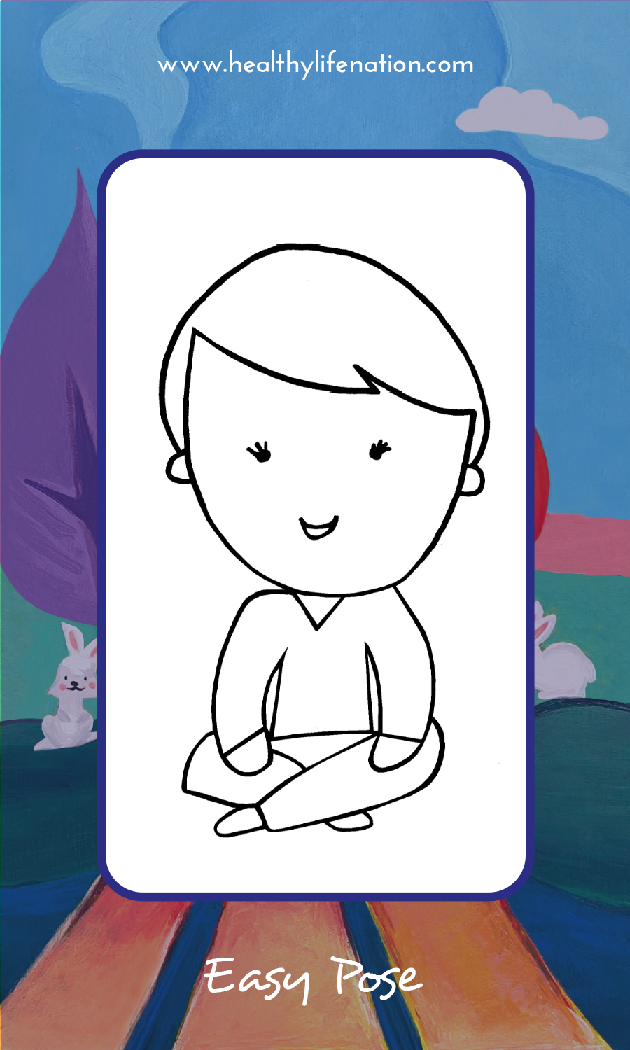 YOGI FUN Kids Yoga Cards Kit with Illustrations, Rhyming Poems, Birthday  Activit | eBay