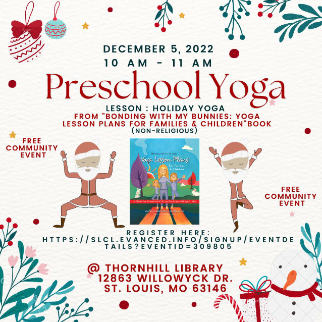 Holiday Yoga at Thornhill Library – December 5th, 2022