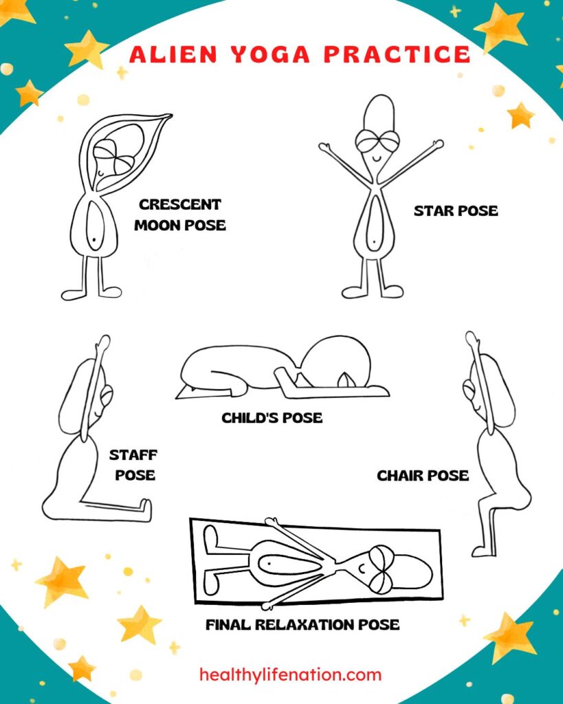 Alien Yoga Lesson for Kids